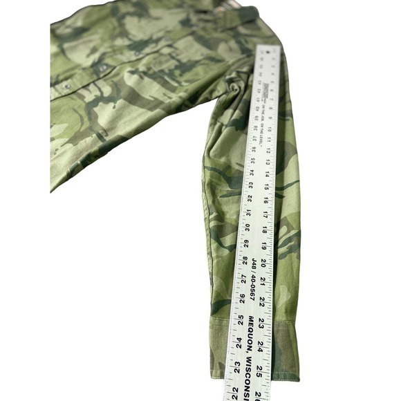 Wrangler Camouflage Slim Fit Flex Comfort Long Sleeve Button Up Women S/P NWT - Picture 12 of 12